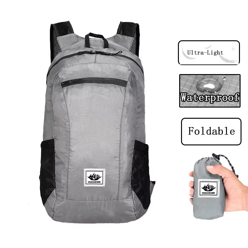 Seastyle Ultra Light Outdoor Backpack Convenient Storage Bag Waterproof and Foldable Backpack Storage Bag