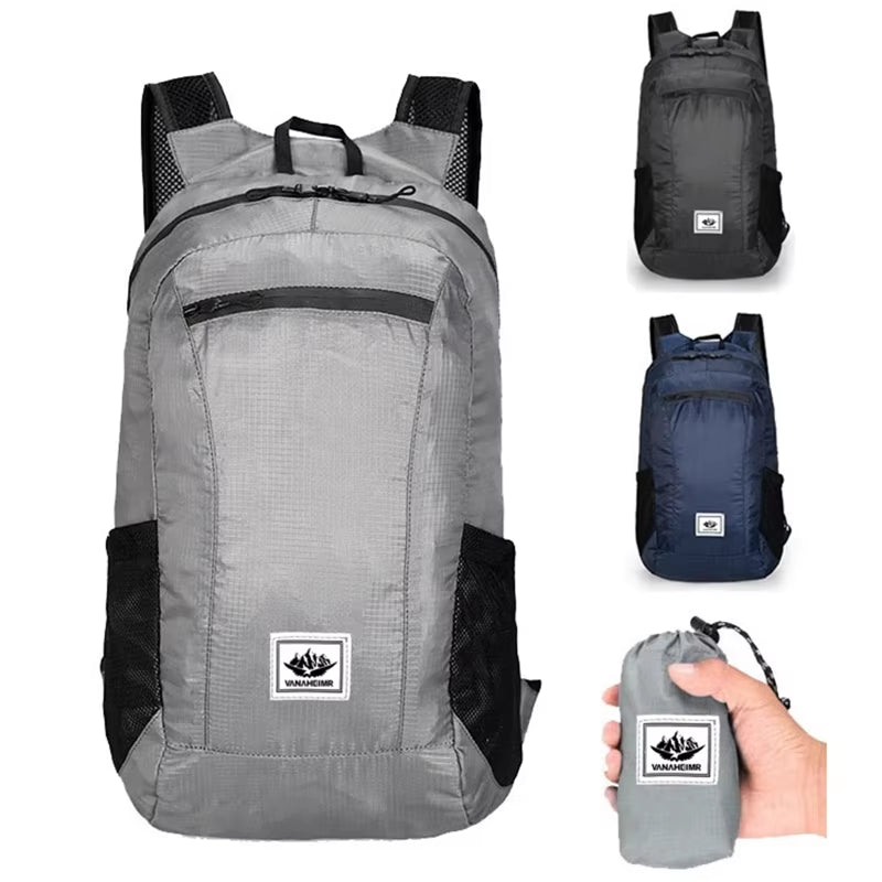 Seastyle Ultra Light Outdoor Backpack Convenient Storage Bag Waterproof and Foldable Backpack Storage Bag