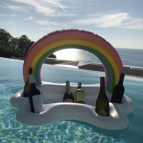 Summer Party Rainbow Cup Holder Float