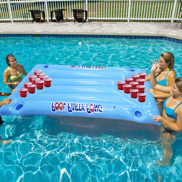 24 Cup Inflatable Beer Pong Table Float