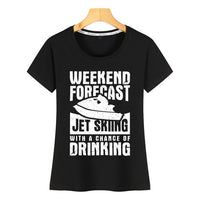 Weekend Forecast Women T-Shirts