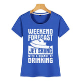 Weekend Forecast Women T-Shirts