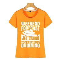 Weekend Forecast Women T-Shirts