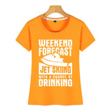 Weekend Forecast Women T-Shirts