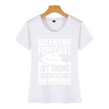 Weekend Forecast Women T-Shirts