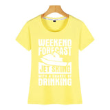 Weekend Forecast Women T-Shirts